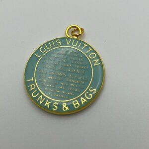 Louis Vuitton Turquoise Trunks & Bags Zipper Pull